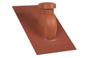 Tak & Fasade - Easy Flex Roofing Sabetoflex roof hood 5-45° ø125 red pib - UN331250545