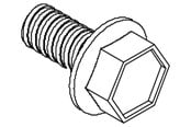 Switchboxes og skap - Cubic Thread forming hex flange head screw din7500 form d - 2012-0816