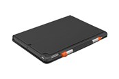 Tastatur - Logitech Slim Folio - keyboard and folio case - French - graphite - Tastatur & Foliosett - Fransk - Grå - 920-009475