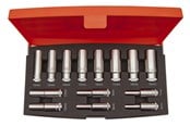 Verktøy - BAHCO socket set 3/8 lang 14 pieces 6-19mm - S1214L