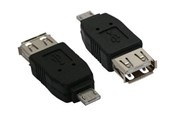 Verktøy - InLine Micro USB Adapter Micro-A male to USB Type A female - 31600