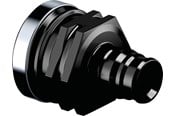 PEX-systemer - Uponor q&e adapter female thread ppsu black 16 mm x 12 - 1042329