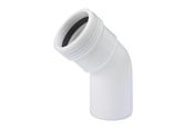 Dreneringsprodukter - Wavin Wafix pp bend 45° x 50 mm white - 1440312