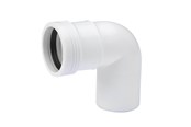 Dreneringsprodukter - Wavin Wafix pp bend 88.5° x 50 mm white - 1440313