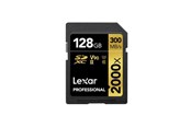 Minnekort - Lexar Professional Gold 2000x SD - 300MB/s - 128GB - LSD2000128G-BNNNG