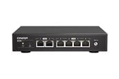 Switch/splitter - QNAP QSW-2104-2T plug & play switch featuring 10GbE and 2.5GbE connectivity - QSW-2104-2T