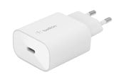 Mobil - Adaptere og ladere - Belkin BoostCharge USB-C PD 3.0 PPS Wall Charger 25W - White - WCA004vfWH