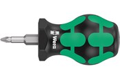 Håndverktøy - Wera 355 pz pozidriv-head stubby/carburetor screwdriver pz 1 x 25 mm - 5008853001