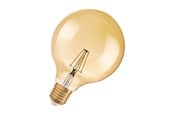 LED-lyspære - Osram LED-lyspære Vintage 1906 Globe 7W/825 (55W) Gold E27 - 4058075808997