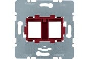 Switch - Berker Supporting plate red 2gang - 454101