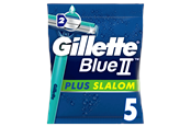 Barberingsutstyr - Gillette Blue II Plus Slalom Engangshøvler, x-5Pakn. - 7702018466726