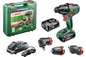 Skru/Bormaskin - Bosch AdvancedImpact 18 cordless two-speed hammer drill: 2x battery charger accessories - 06039B510B