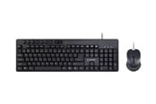 Tastatur - Gembird KBS-UM-04 - keyboard and mouse set - US - black - Tastatur & Mussett - Amerikansk Engelsk - Svart - KBS-UM-04