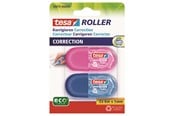 Skrivebordstilbehør - tesa Correction Tape Mini Roller ecoLogo 2x 6m x 5mm Blue + Pink - 59817-00000-00