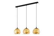 Lamper - EGLO ALBARACCIN long table pendant black/gold - 98525