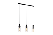 Lamper - EGLO MONTEFINO long table pendant black - 97367