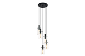 Lamper - EGLO MONTEFINO cluster pendant black - 97368