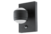 Lamper - EGLO SESIMBA 1 outdoor wall lamp with sensor black - 96021