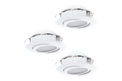 Lamper - EGLO PINEDA recessed spotlight Ø84 mm 3000K 3-pack white - 95851