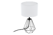 Lamper - EGLO CARLTON 2 table lamp black/white - 95789