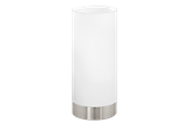 Lamper - EGLO DAMASCO 1 table lamp white/brushed steel - 95775