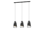 Lamper - EGLO AUSTELL long table pendant black/gold - 49448