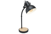 Lamper - EGLO LUBENHAM table lamp black/wood - 44058