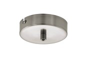 Tilbehør (fester, stikkontakter osv.) - EGLO LUMINAIRE LIKE YOU canopy with 1 outlet, brushed steel - 33869