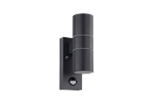 Lamper - EGLO RIGA 5 outdoor wall lamp with sensor anthracite - 32899