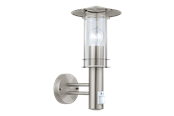 Lamper - EGLO LISIO outdoor wall lamp with sensor stainless steel - 30185