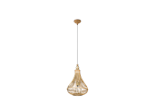 Lamper - EGLO AMSFIELD pendant light  brown - 49772