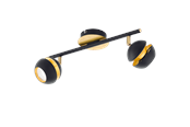 Lamper - EGLO NOCITO spot rail 2L black/gold - 95483