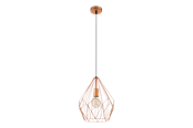 Lamper - EGLO CARLTON pendant light  copper-coloured - 49258