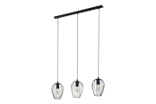 Lamper - EGLO NEWTOWN long table pendant black - 49478