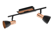 Lamper - EGLO BARNHAM spot  black copper - 94585