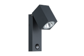 Lamper - EGLO SAKEDA outdoor wall lamp with sensor LED 5W anthracite - 96287