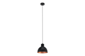 Lamper - EGLO TRURO 1 pendant black/nut - 49238