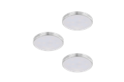 Lamper - EGLO TAROUT base cabinet spotlights LED 3x1.5W brushed steel 3-pack - 33623