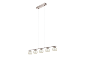 Lamper - EGLO ROMAGNESE long table pendant LED 5x3.3W brushed steel - 94319