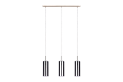 Lamper - EGLO SELVINO long table pendant black-transparent - 98695