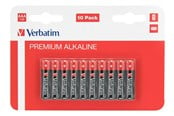 Batteri - Verbatim battery - 10 x AAA / LR03 - Alkaline - 49874