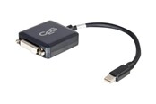 Kabler og ledninger - C2G 20cm Mini DisplayPort to DVI Adapter - Thunderbolt to Single Link DVI-D Converter M/F - Black - DisplayPort cable - 20 cm - 84311