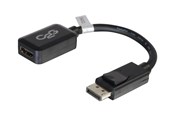 Kabler og ledninger - C2G 20cm DisplayPort to HDMI Adapter - DP Male to HDMI Female - Black - DisplayPort cable - 20 cm - 84322