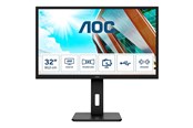 Skjerm - 31" AOC Q32P2 - 2560x1440 - 75Hz - IPS - USB HUB - Speakers - Q32P2