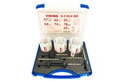 Verktøy - Viking Holesaw kit S-310LK CC Carbide Cut 22-78 mm 22-57-62-65-68-74-78 mm 3Arbors: M44 M55 M30L - 5701604711747