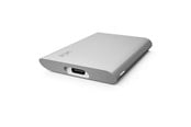 SSD - LaCie Portable SSD v2 - 500GB - Sølv - Ekstern SSD - USB 3.2 Gen 2 - STKS500400