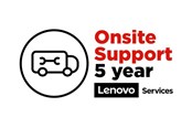 Service & Support - Lenovo Onsite Upgrade - extended service agreement - 5 years - on-site - 5WS0V07838