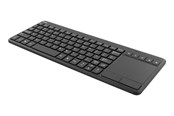 Tastatur - Deltaco wireless mini keyboard with touchpad Engl - Tastatur - Amerikansk Engelsk - Svart - TB-504-EN