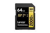 Minnekort - Lexar Professional Gold 2000x SD - 300MB/s - 64GB - LSD2000064G-BNNNG