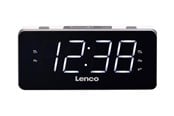 DAB, nettverks- og klokkeradio - Lenco CR-18 - clock radio - FM - Hvit - CR-18 White